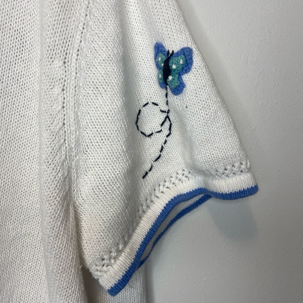 VTG Christopher & Banks Bug Cardigan - Picture 3 of 13